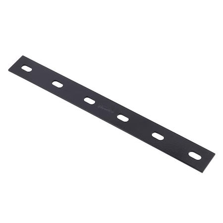 Hampton Hampton 1/8 in. H X 1.5 in. W X 14 in. L Black Steel Mending Plate 02-3411-552